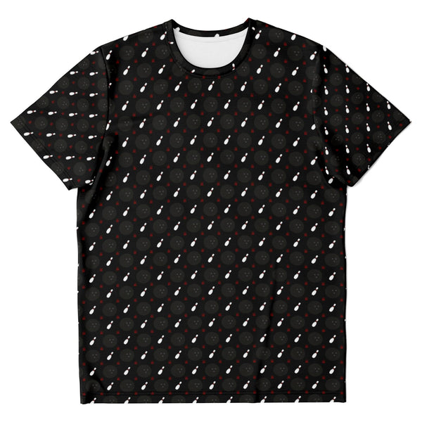 The Pin Setter Bowling Pin Pattern Themed Shirt