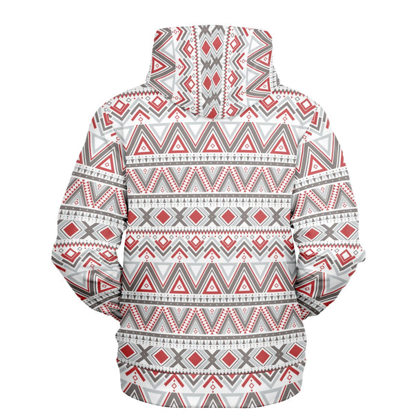 Abstract Isometric Pattern Hoodie