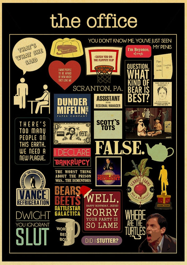 THE OFFICE TV SHOW Vintage Posters