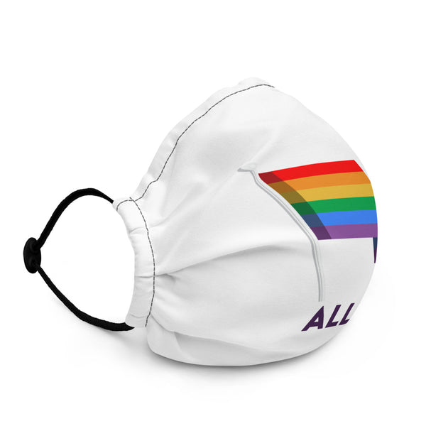 LGBTQ - PRIDE - FACE MASK - BE AN ALLY!