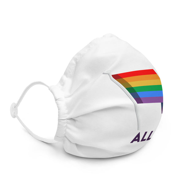 LGBTQ - PRIDE - FACE MASK - BE AN ALLY!