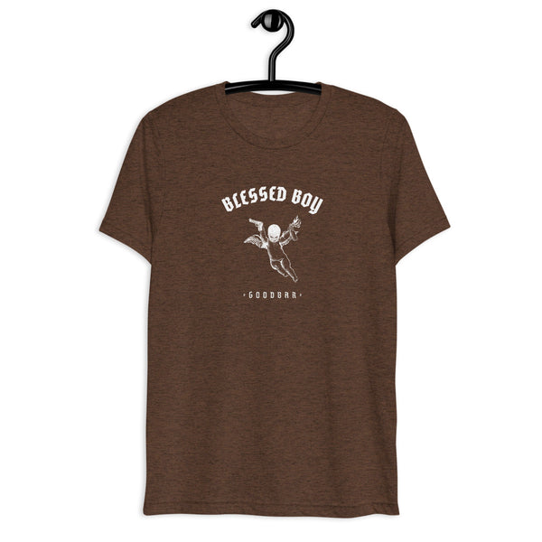 GOODBAR - BLESSED - FROM HEAVEN ABOVE TRI-BLEND TSHIRT